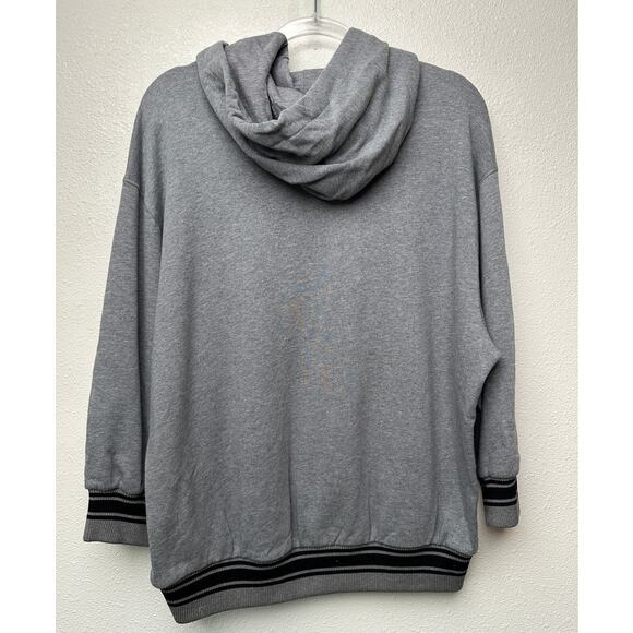 NWT Dolce & Gabbana Embellished Floral Logo Hoodie Gray Women US M - Picture 6 of 16
